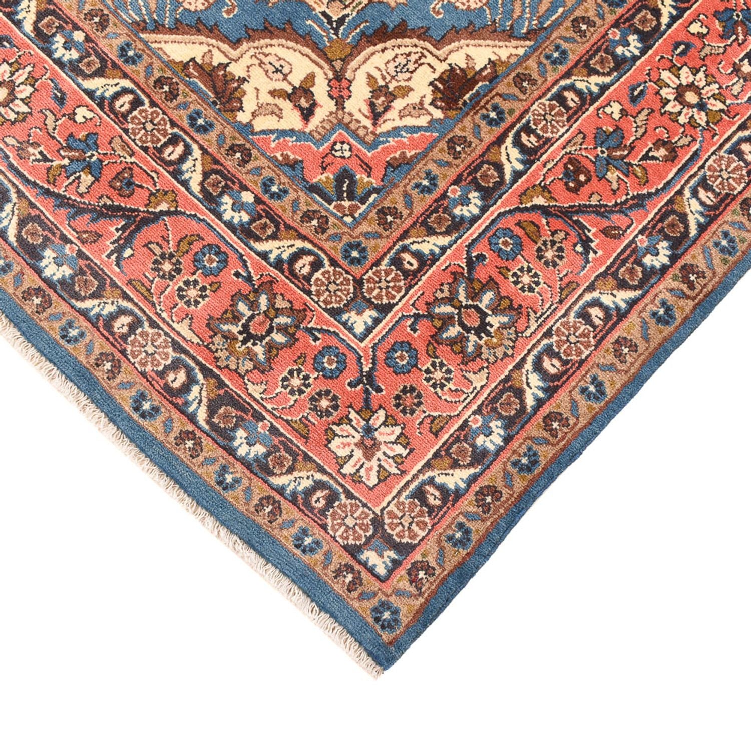 Perserteppich - Nomadic quadratisch  - 200 x 207 cm - blau