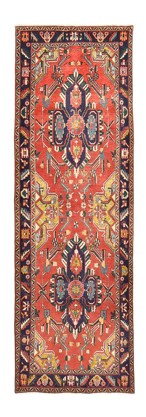 Läufer Perser - Täbriz - 354 x 117 cm - mehrfarbig