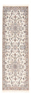 Läufer Perser - Nain - Royal - 219 x 70 cm - weiß