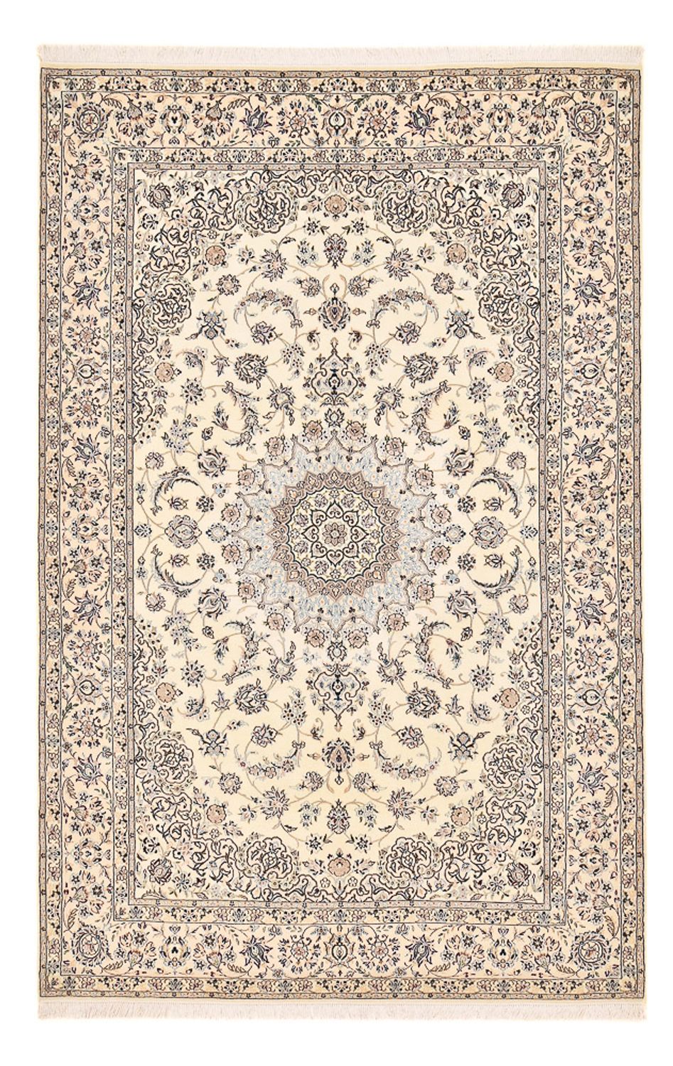 Perserteppich - Nain - Royal - 322 x 208 cm - weiß
