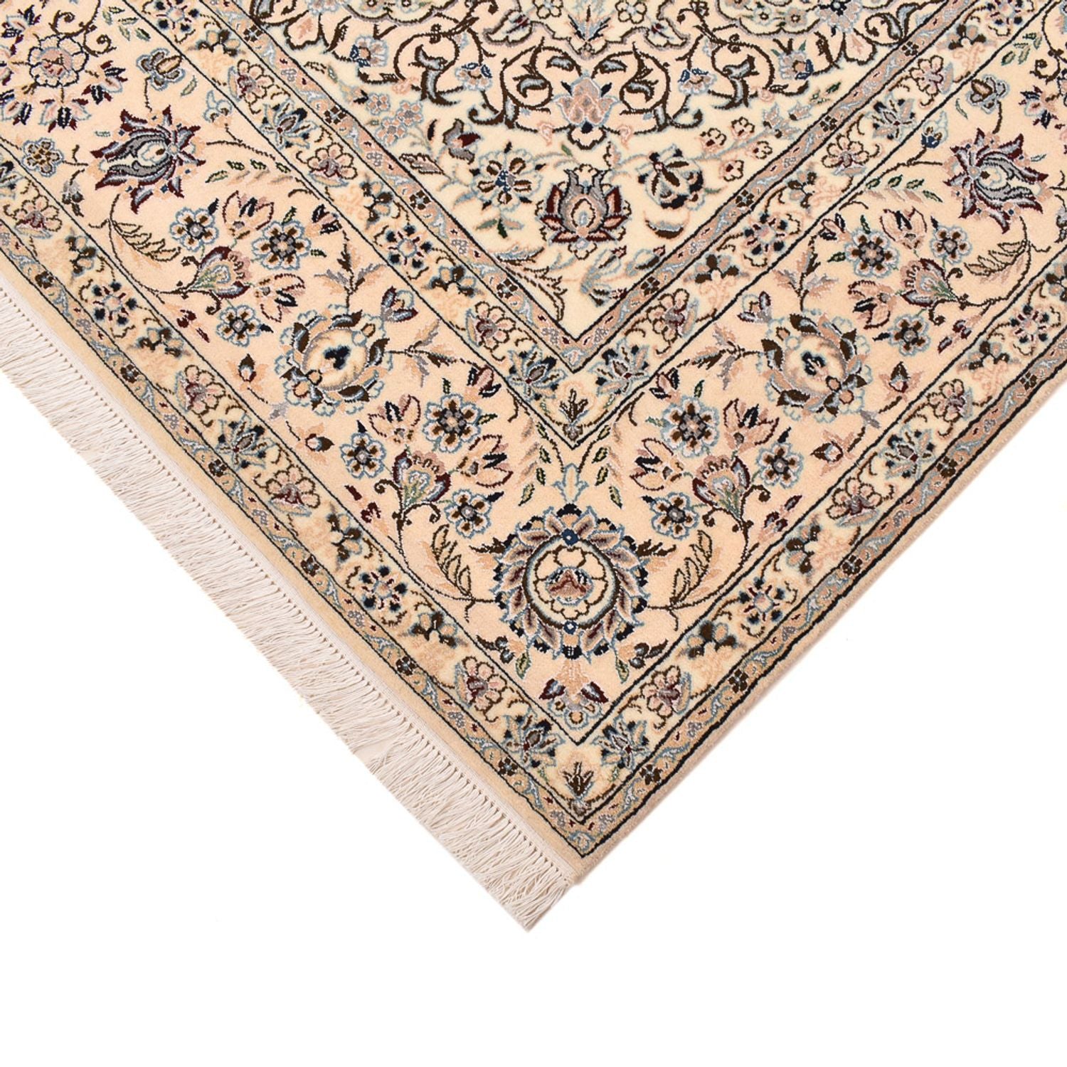 Perserteppich - Nain - Royal - 322 x 208 cm - weiß