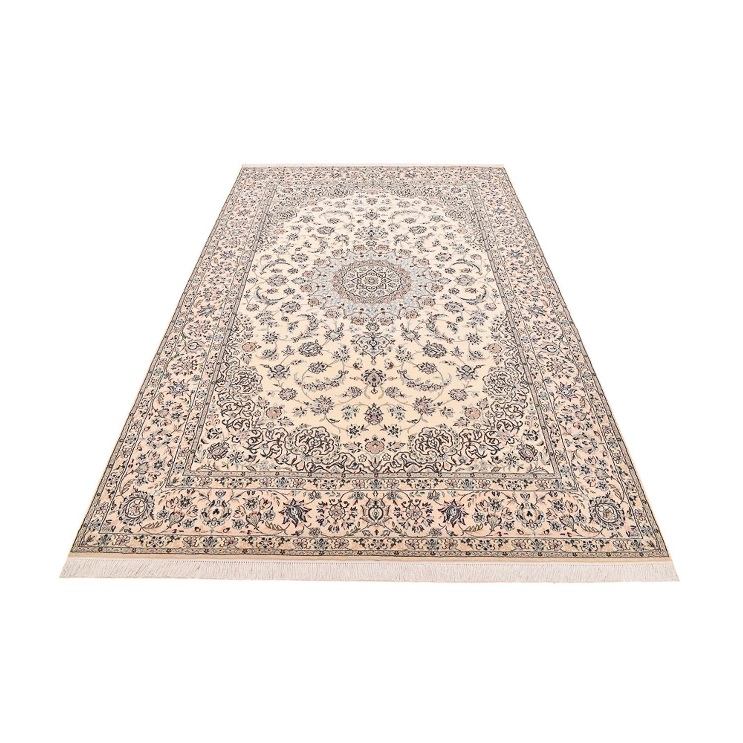 Perserteppich - Nain - Royal - 322 x 208 cm - weiß