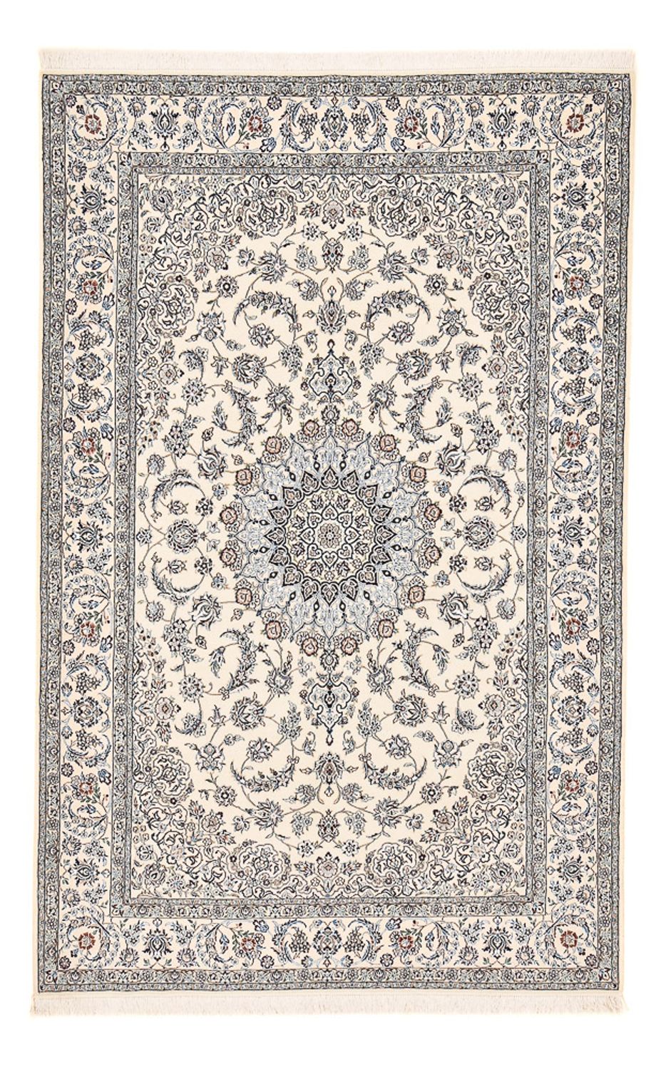 Perserteppich - Nain - Royal - 315 x 204 cm - weiß