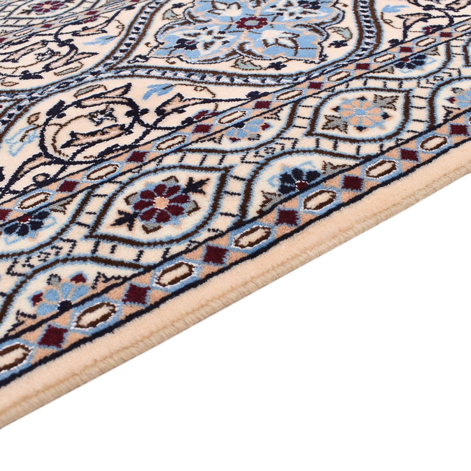 Perserteppich - Nain - Premium - 314 x 253 cm - hellblau