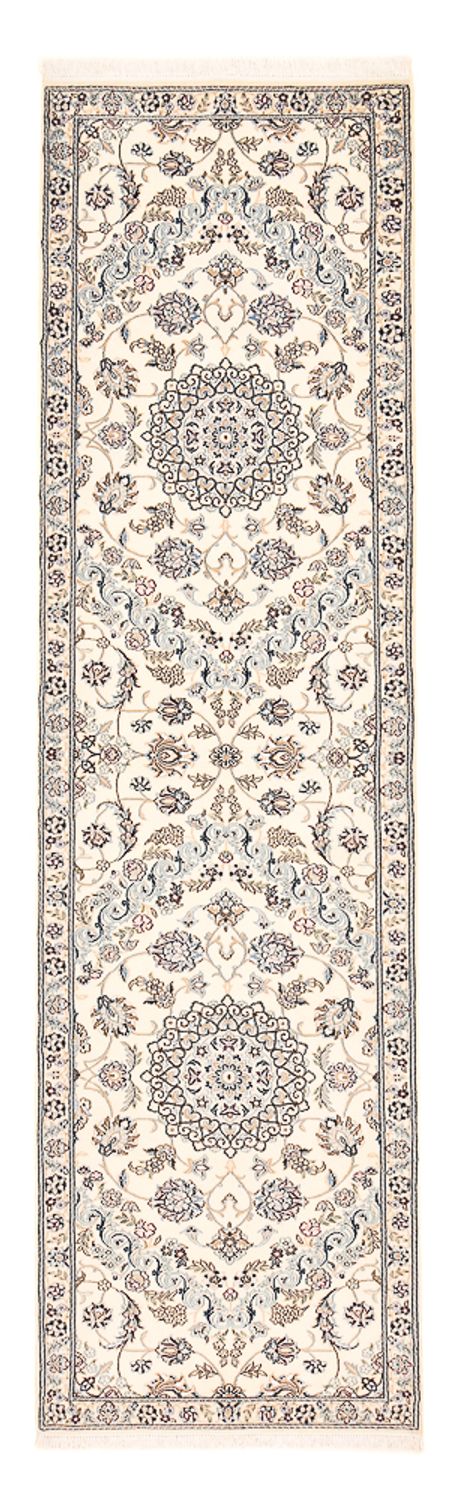 Läufer Perser - Nain - Royal - 330 x 90 cm - weiß