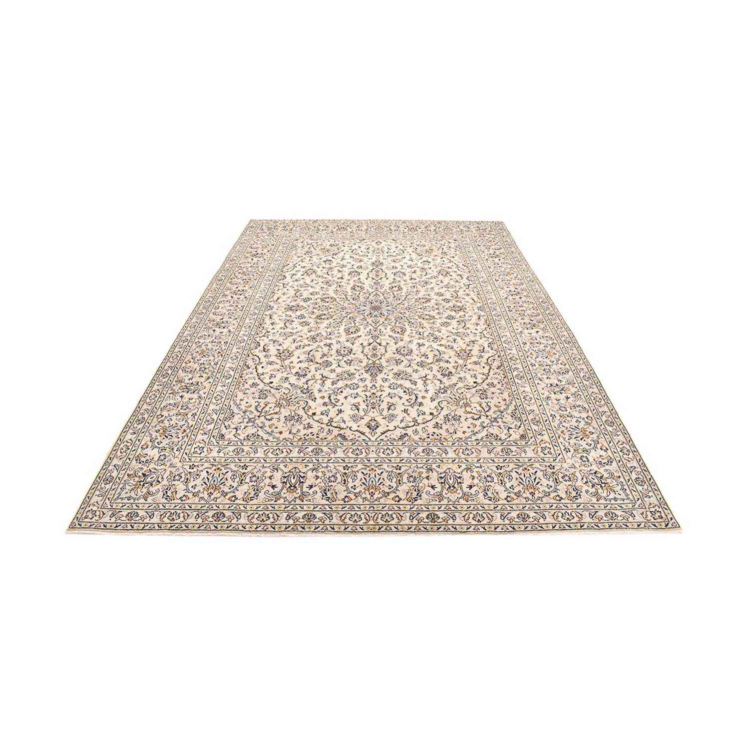Perserteppich - Keshan - 355 x 245 cm - hellbeige