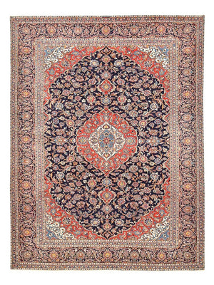Perserteppich - Keshan - 405 x 300 cm - dunkelblau