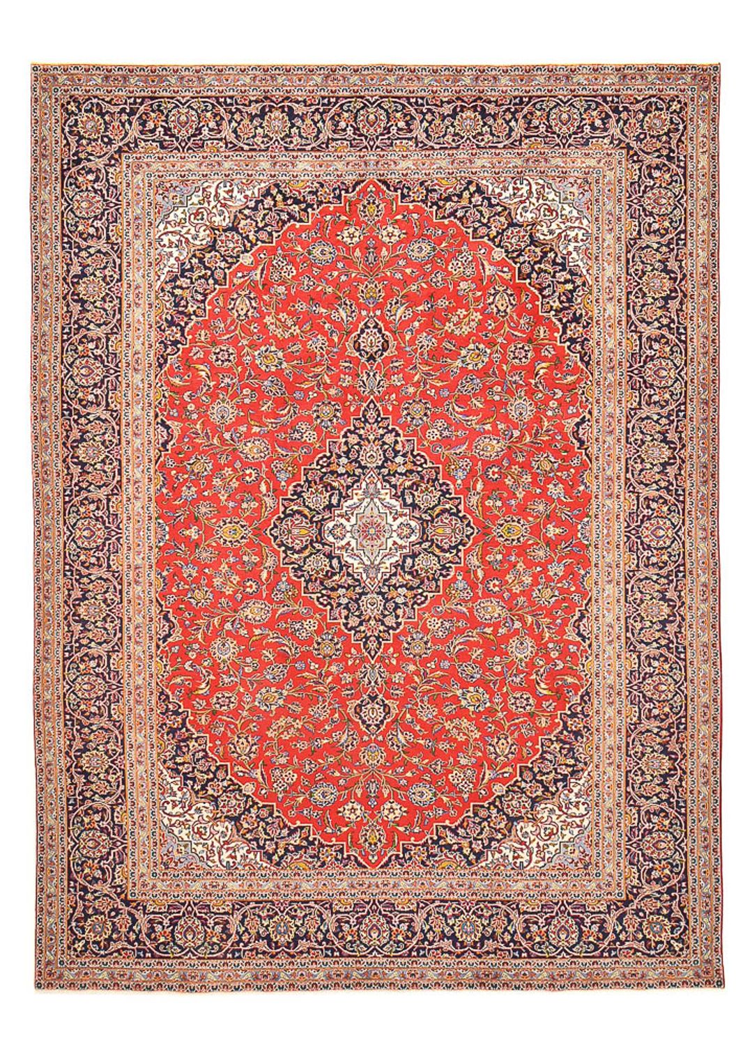 Perserteppich - Keshan - 394 x 287 cm - rot