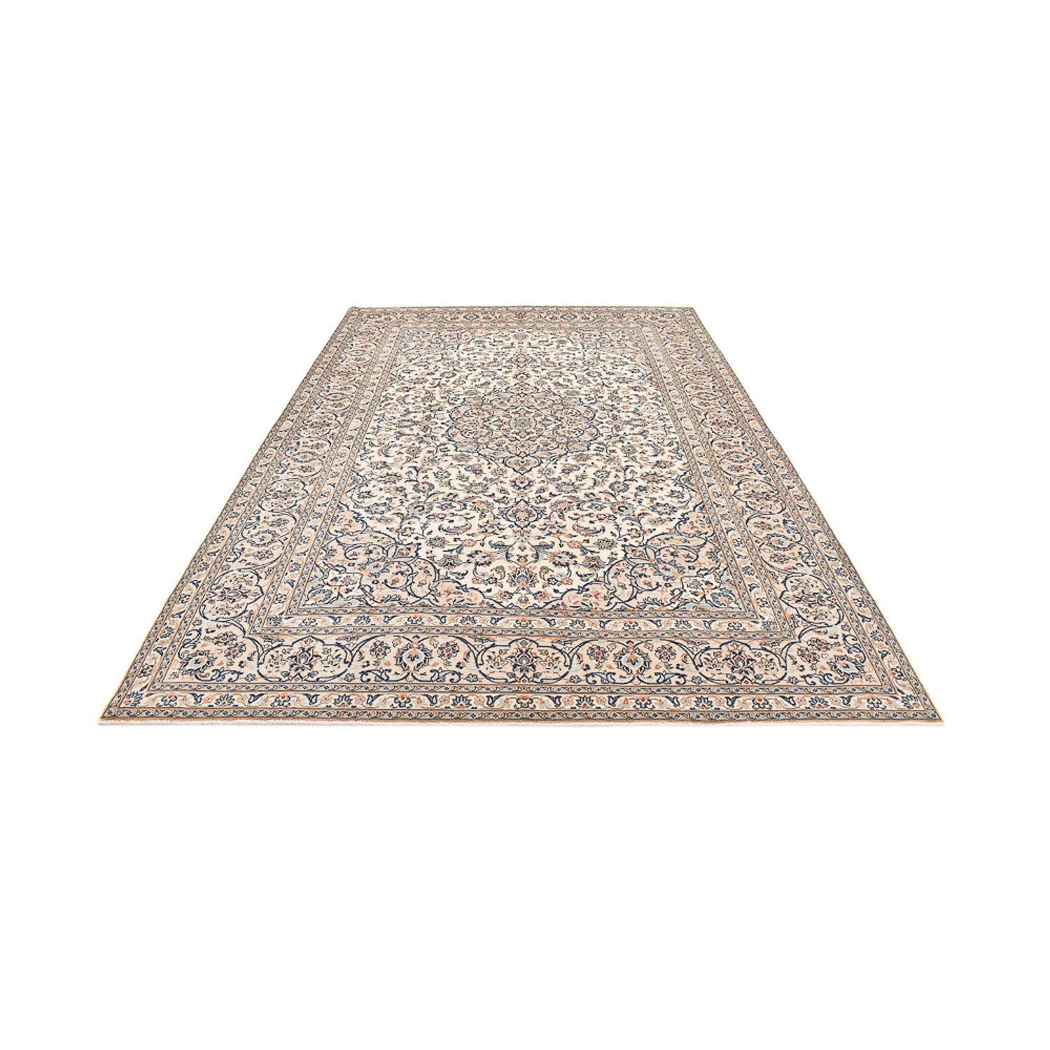 Perserteppich - Keshan - 361 x 249 cm - dunkelbeige