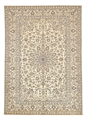 Perserteppich - Keshan - 345 x 239 cm - hellbeige