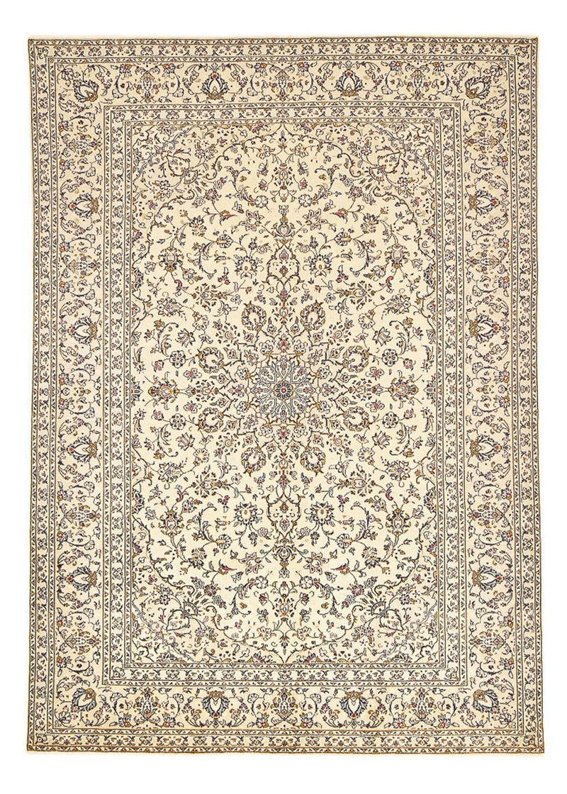 Perserteppich - Keshan - 345 x 239 cm - hellbeige