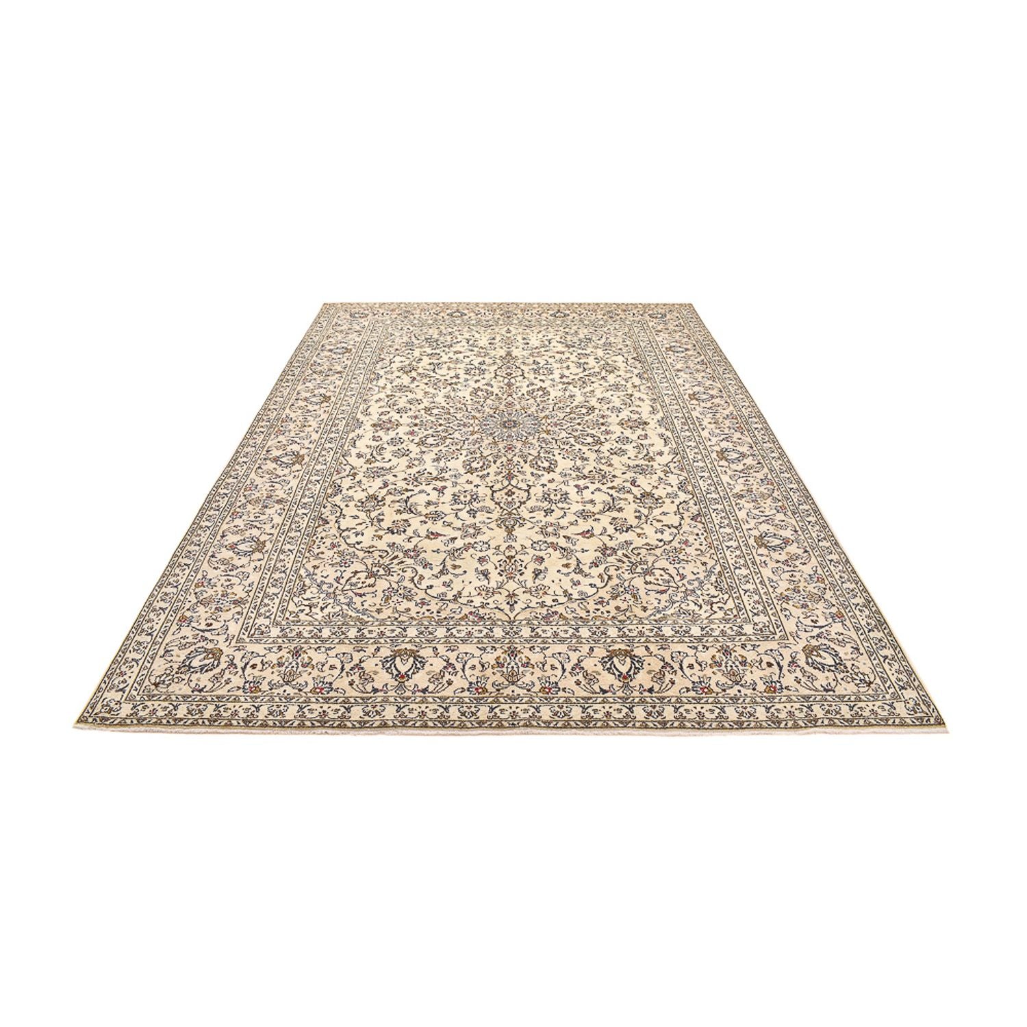 Perserteppich - Keshan - 345 x 239 cm - hellbeige