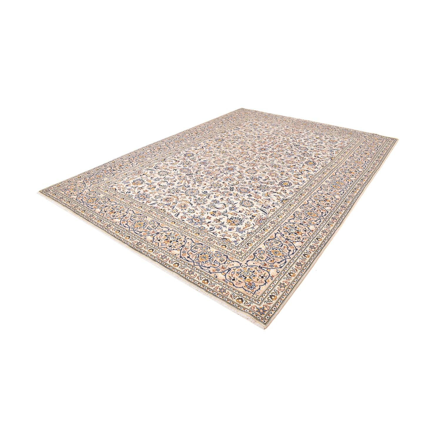 Perserteppich - Keshan - 380 x 271 cm - hellbeige