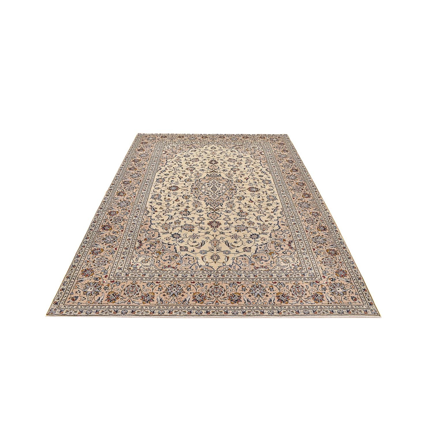 Perserteppich - Keshan - 310 x 215 cm - hellbeige