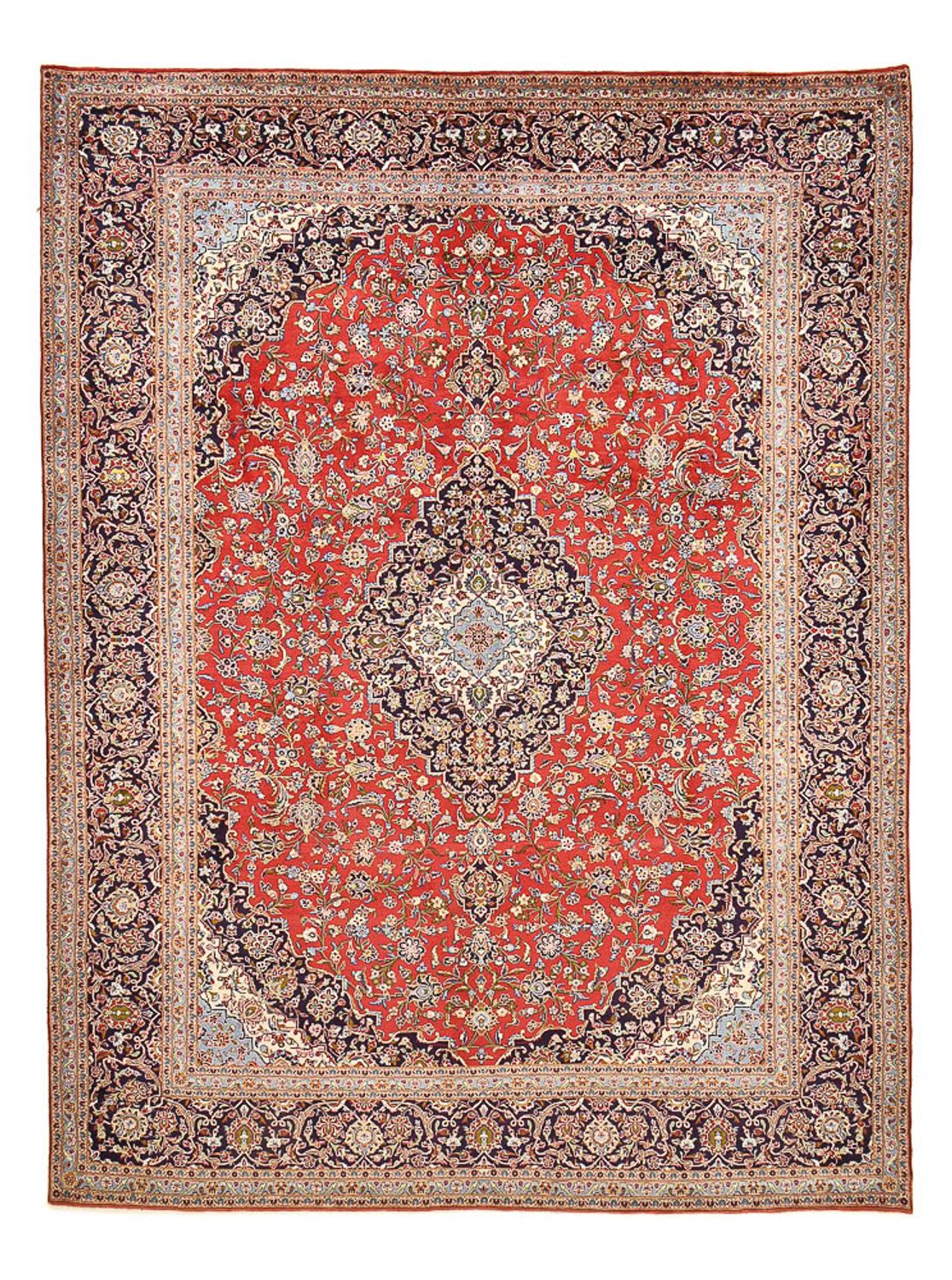 Perserteppich - Keshan - 426 x 311 cm - rot