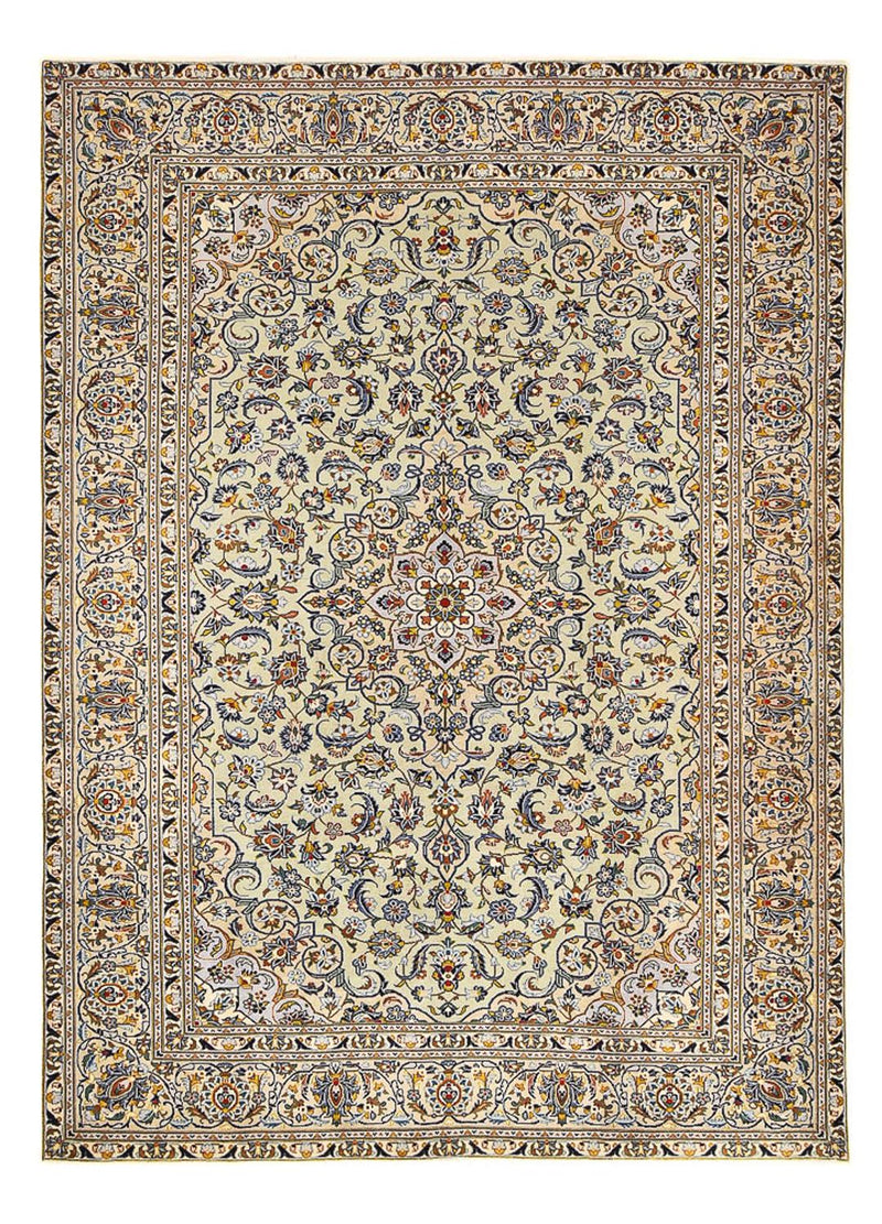 Perserteppich - Keshan - 350 x 249 cm - dunkelbeige