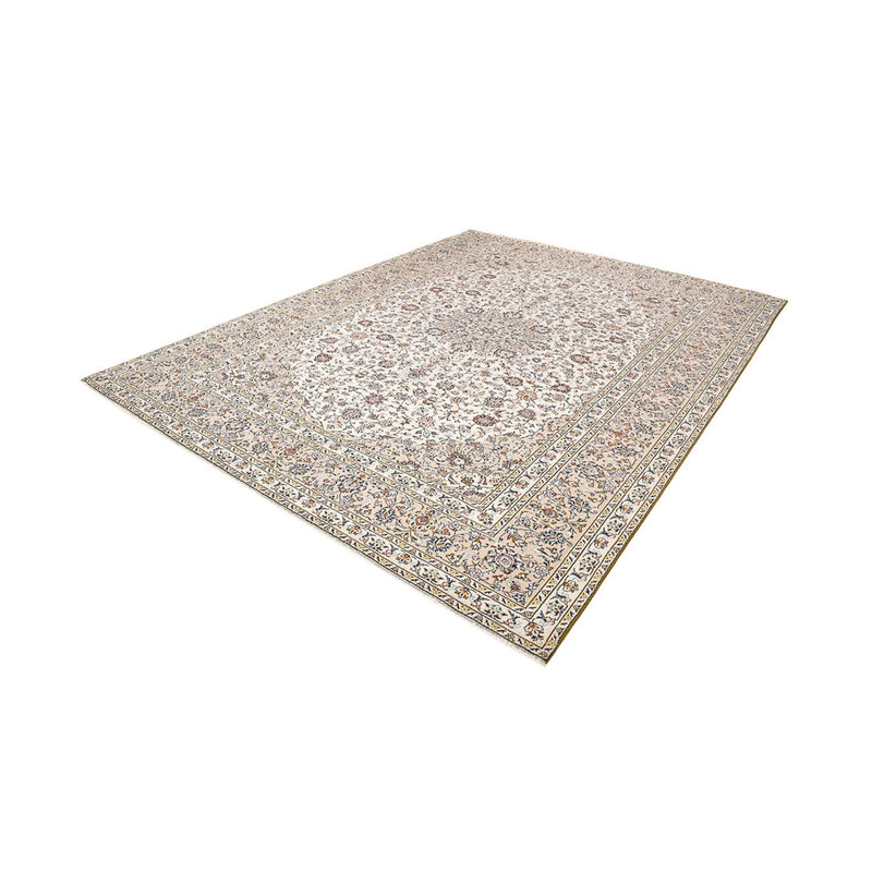 Perserteppich - Keshan - 397 x 293 cm - hellbeige