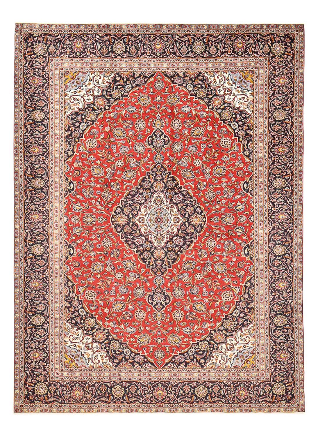 Perserteppich - Keshan - 388 x 283 cm - rot
