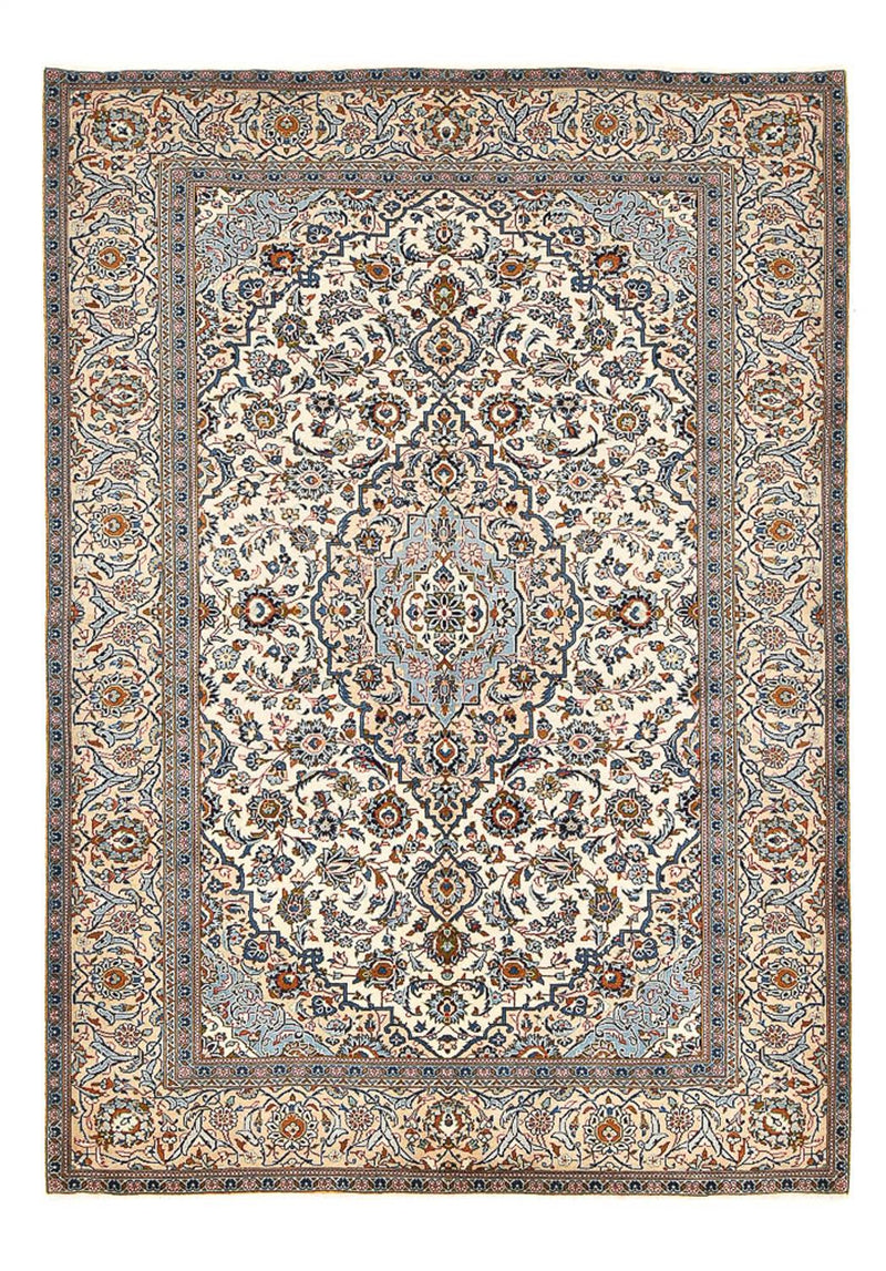 Perserteppich - Keshan - 288 x 198 cm - hellbeige