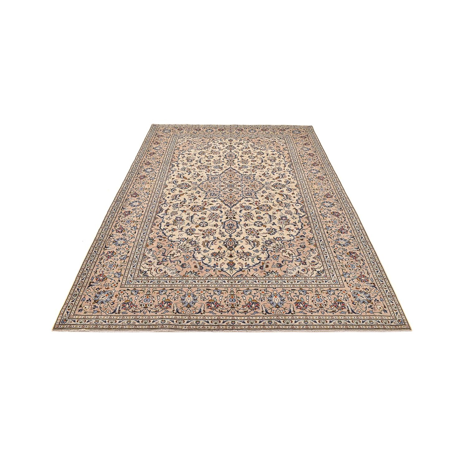 Perserteppich - Keshan - 310 x 207 cm - hellbeige