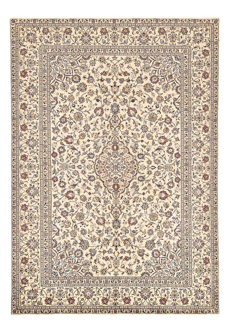 Perserteppich - Keshan - 295 x 196 cm - hellbeige