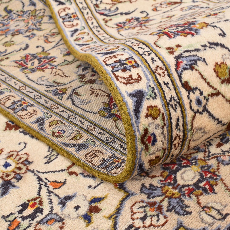 Perserteppich - Keshan - 295 x 196 cm - hellbeige