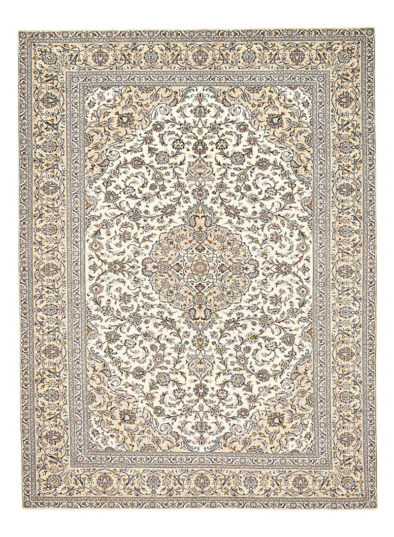 Perserteppich - Keshan - 400 x 288 cm - hellbeige