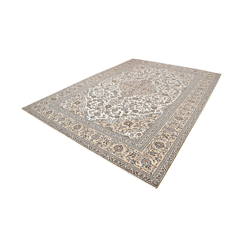 Perserteppich - Keshan - 400 x 288 cm - hellbeige