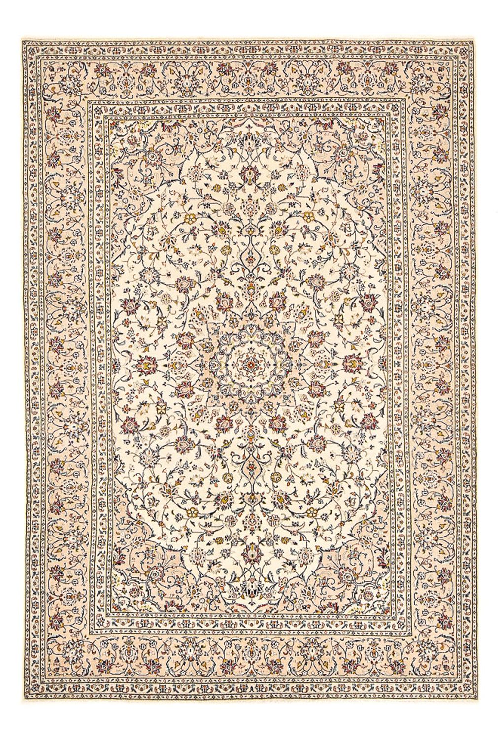 Perserteppich - Keshan - 300 x 200 cm - hellbeige