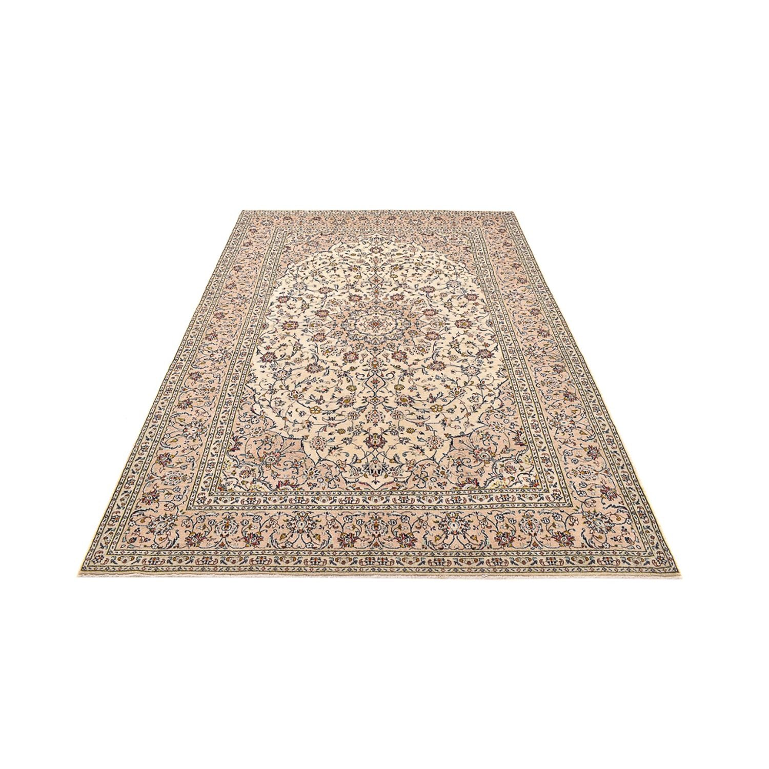 Perserteppich - Keshan - 300 x 200 cm - hellbeige