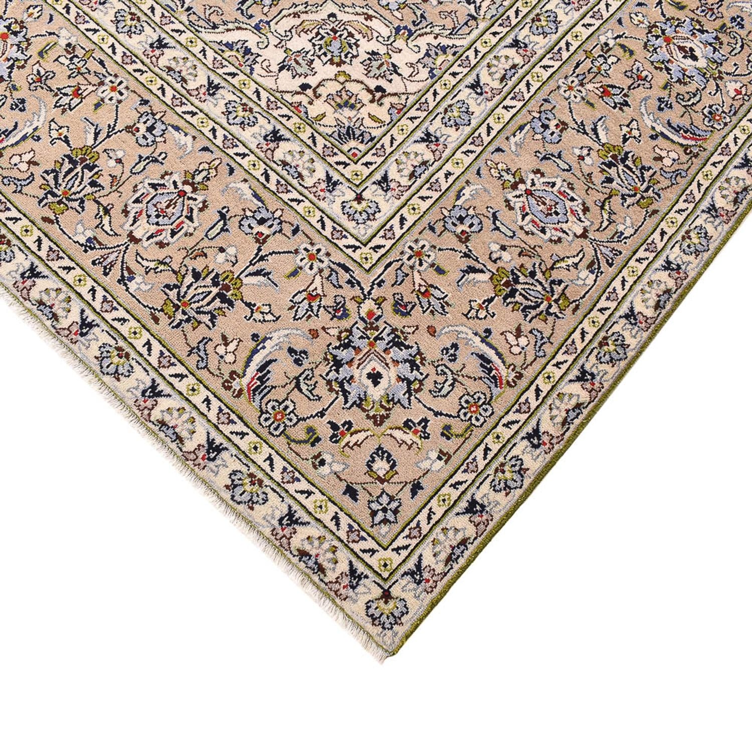 Perserteppich - Keshan - 403 x 282 cm - hellbeige