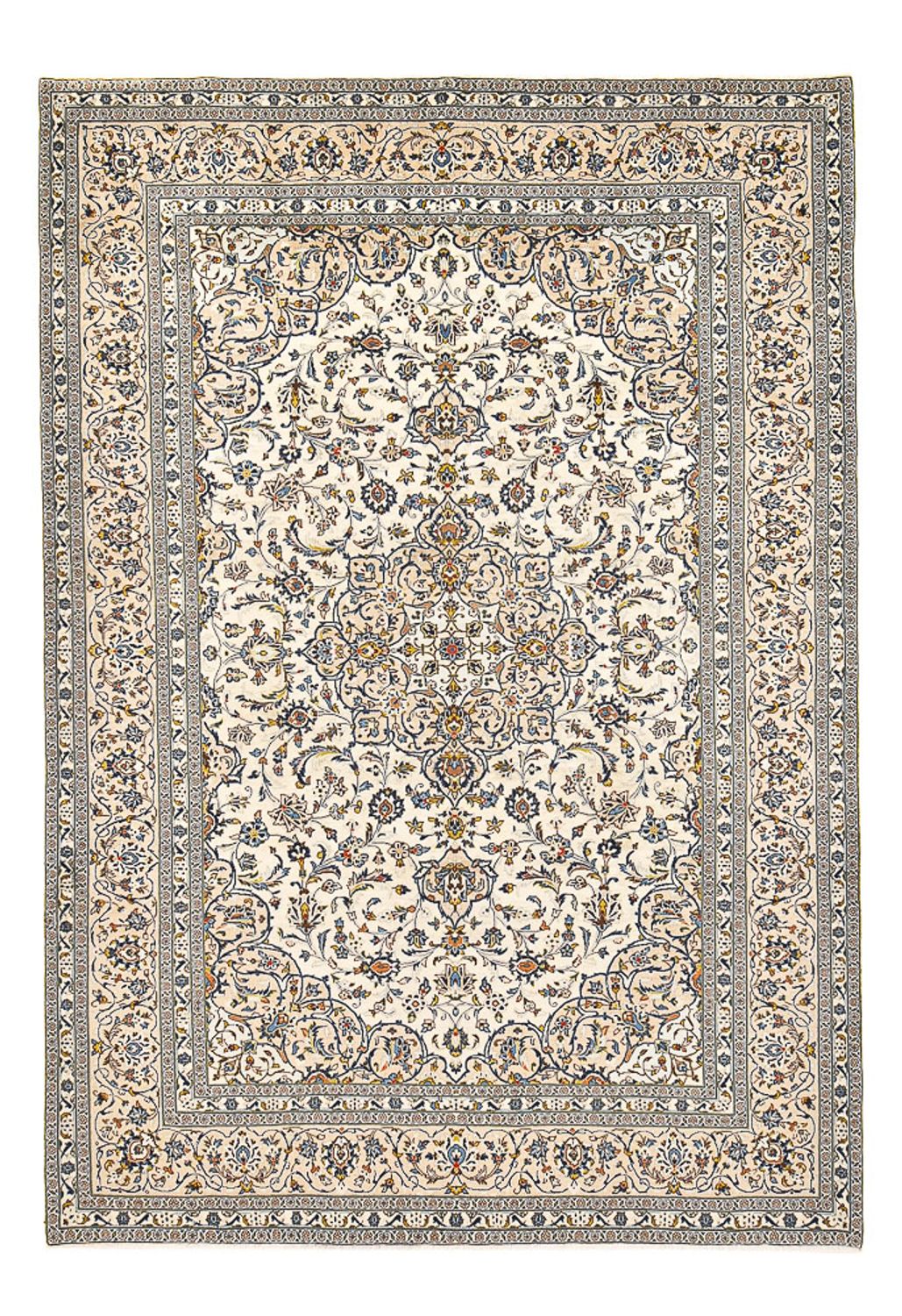 Perserteppich - Keshan - 360 x 246 cm - hellbeige