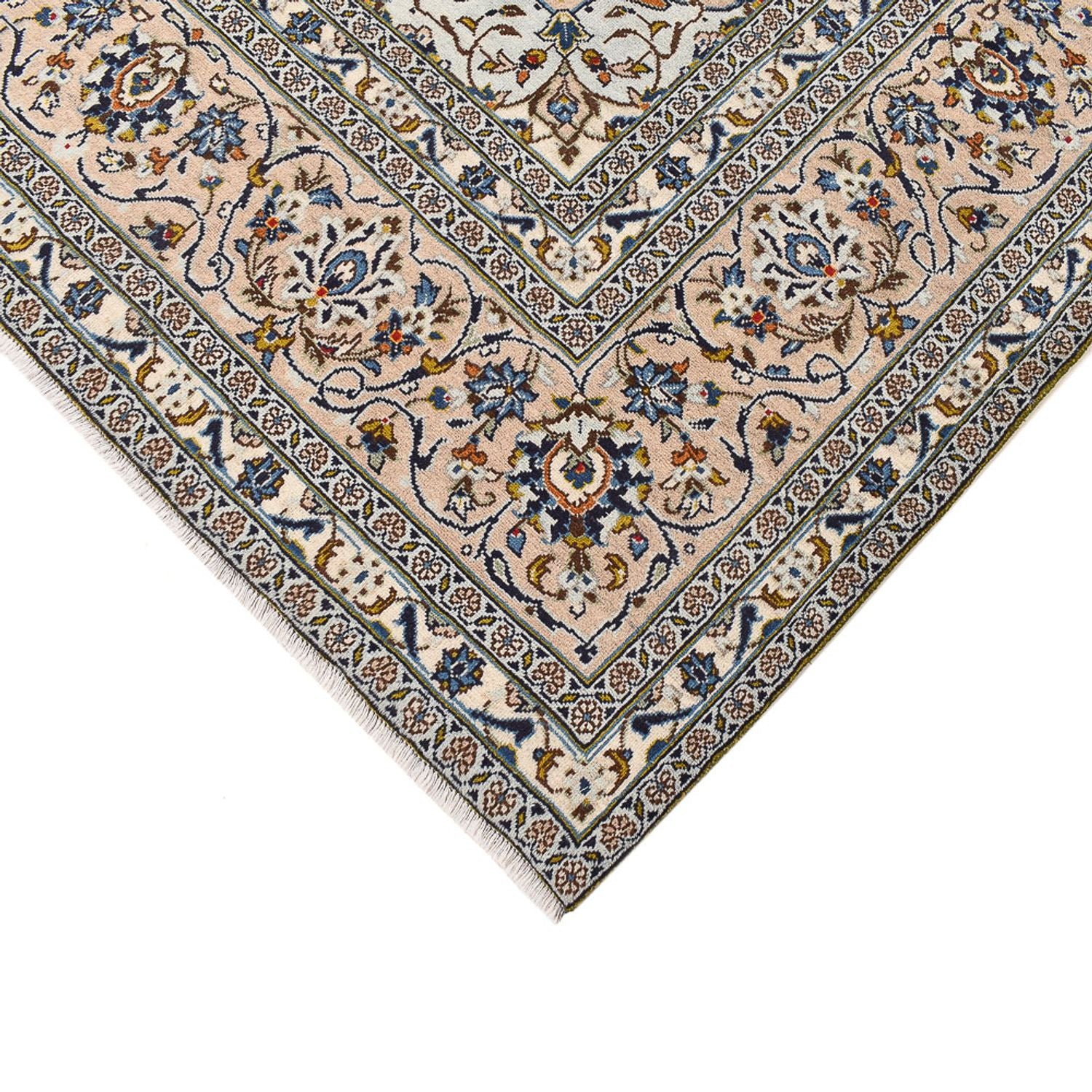 Perserteppich - Keshan - 360 x 246 cm - hellbeige