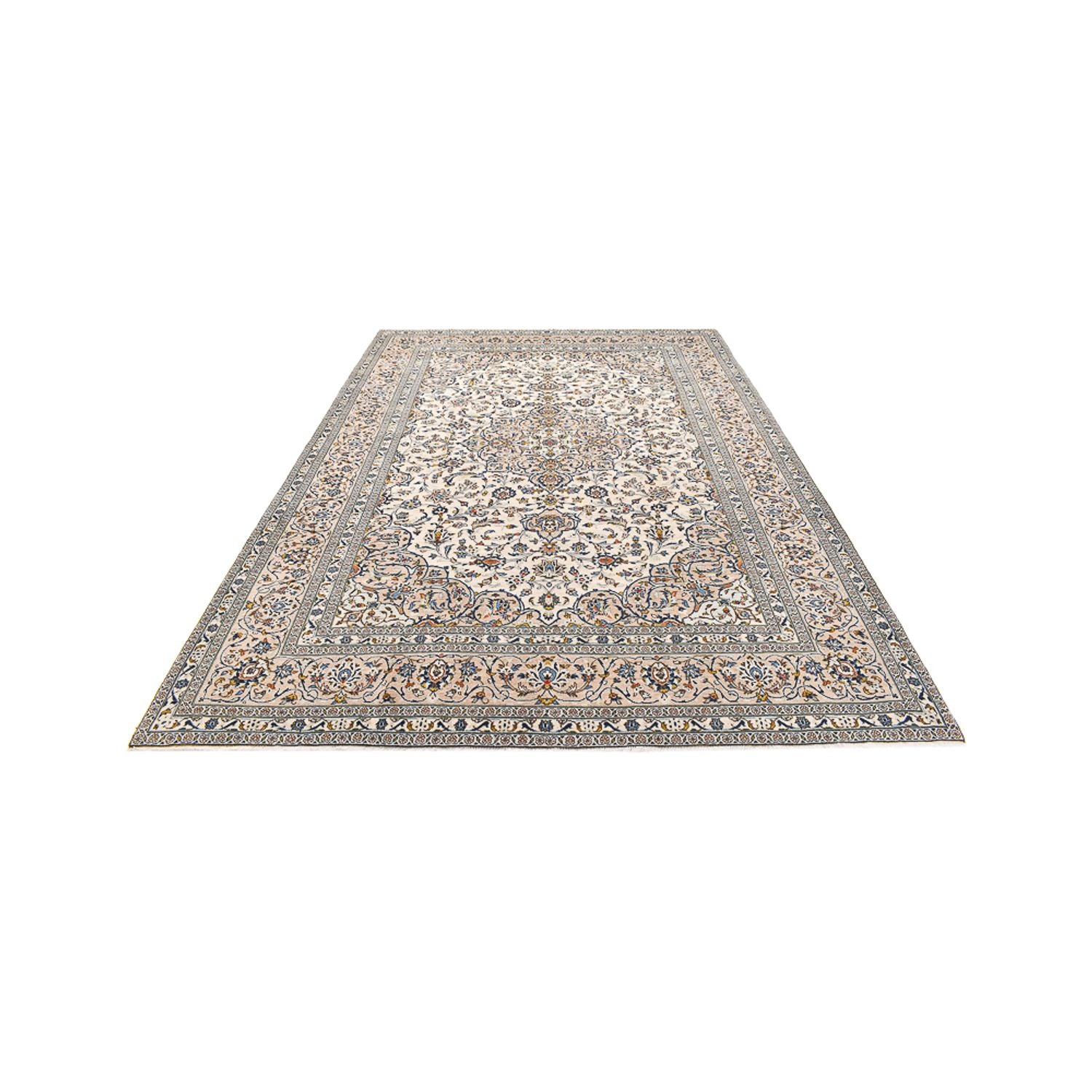 Perserteppich - Keshan - 360 x 246 cm - hellbeige