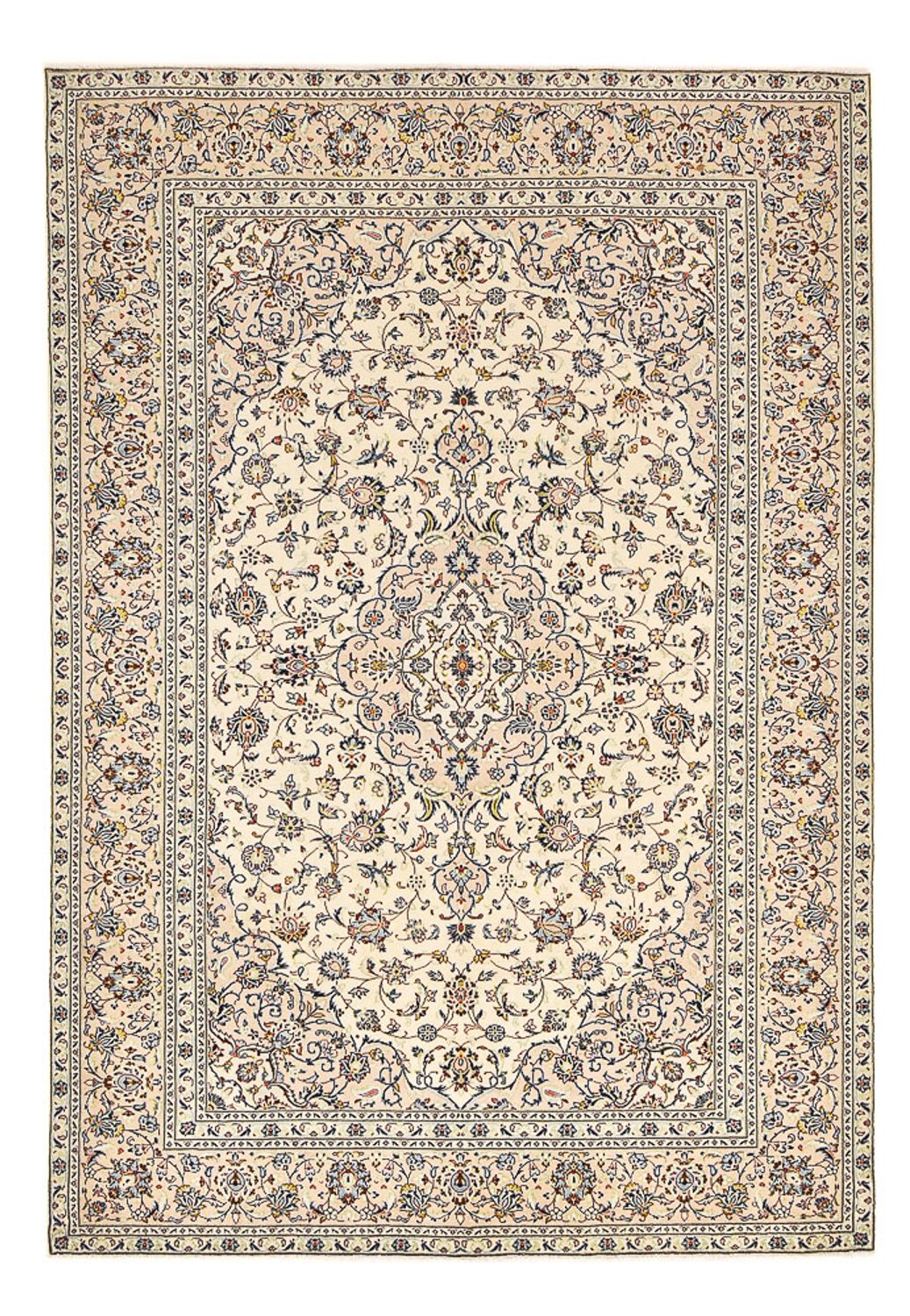 Perserteppich - Keshan - 352 x 242 cm - hellbeige