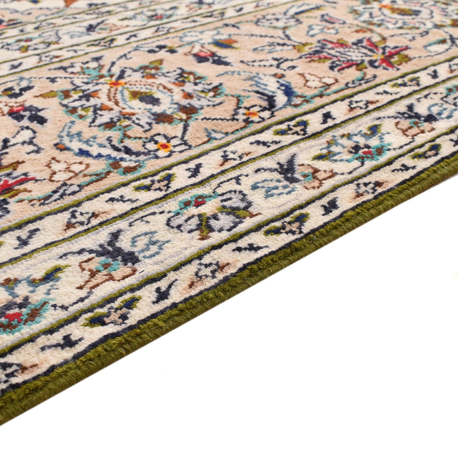 Perserteppich - Keshan - 340 x 245 cm - hellbeige