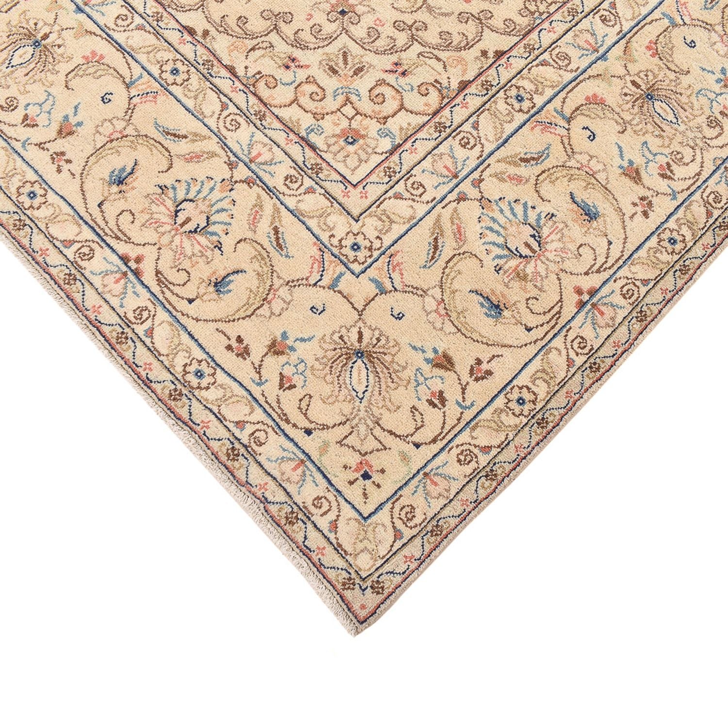 Perserteppich - Keshan - 335 x 250 cm - hellbeige
