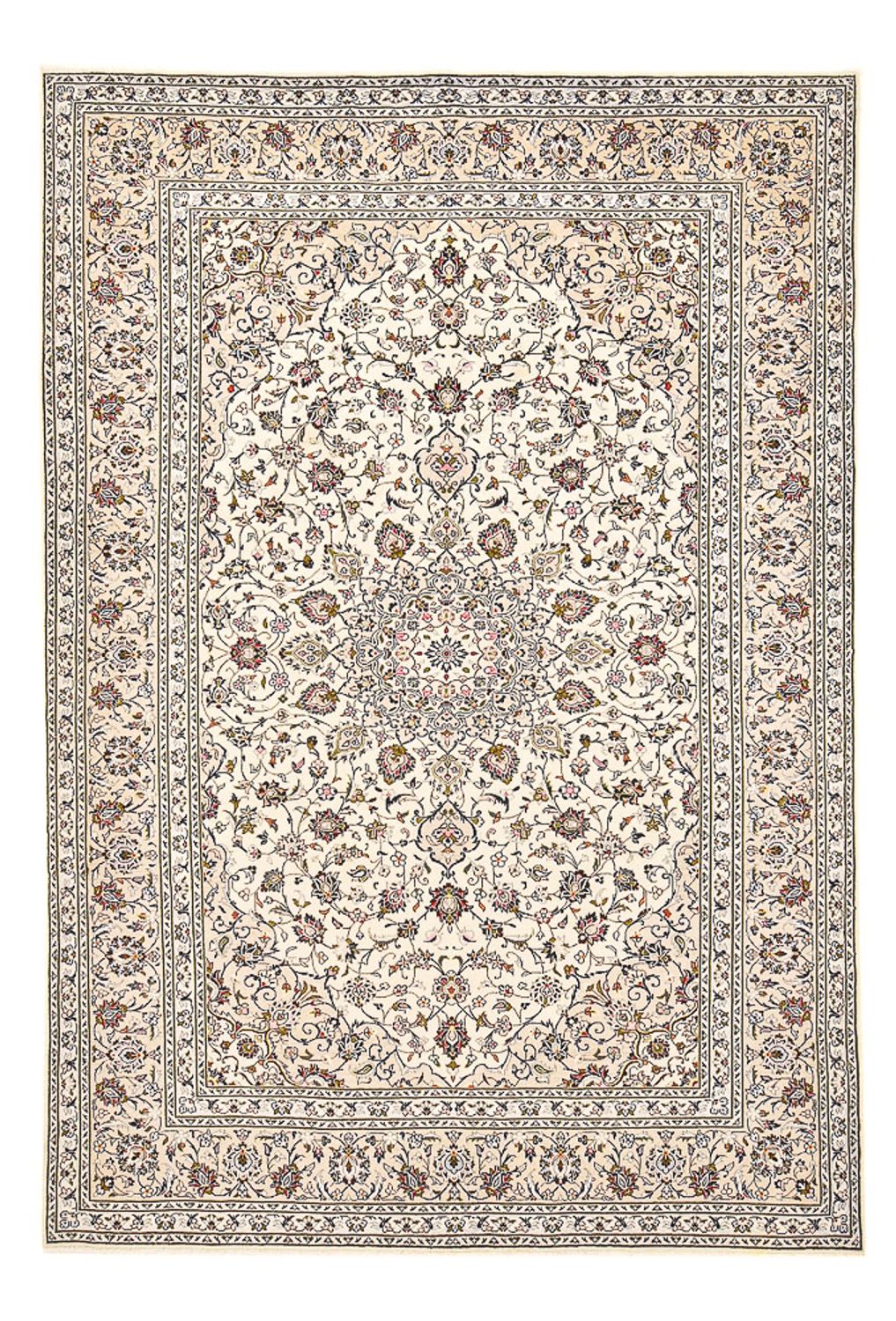 Perserteppich - Keshan - 356 x 242 cm - hellbeige