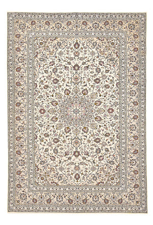 Perserteppich - Keshan - 356 x 242 cm - hellbeige