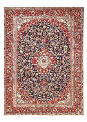 Perserteppich - Keshan - 374 x 265 cm - dunkelblau