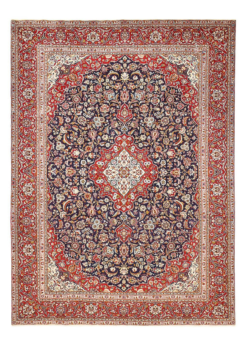 Perserteppich - Keshan - 374 x 265 cm - dunkelblau
