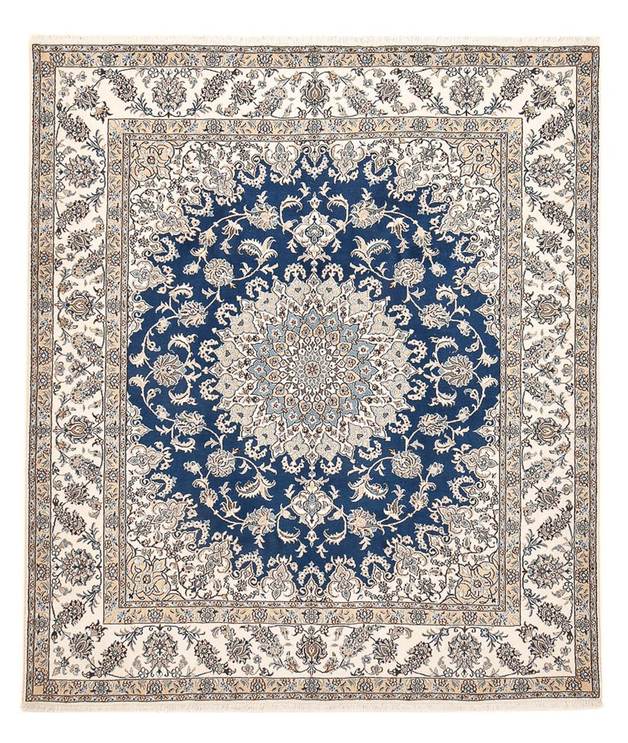 Perserteppich - Nain - 293 x 244 cm - blau