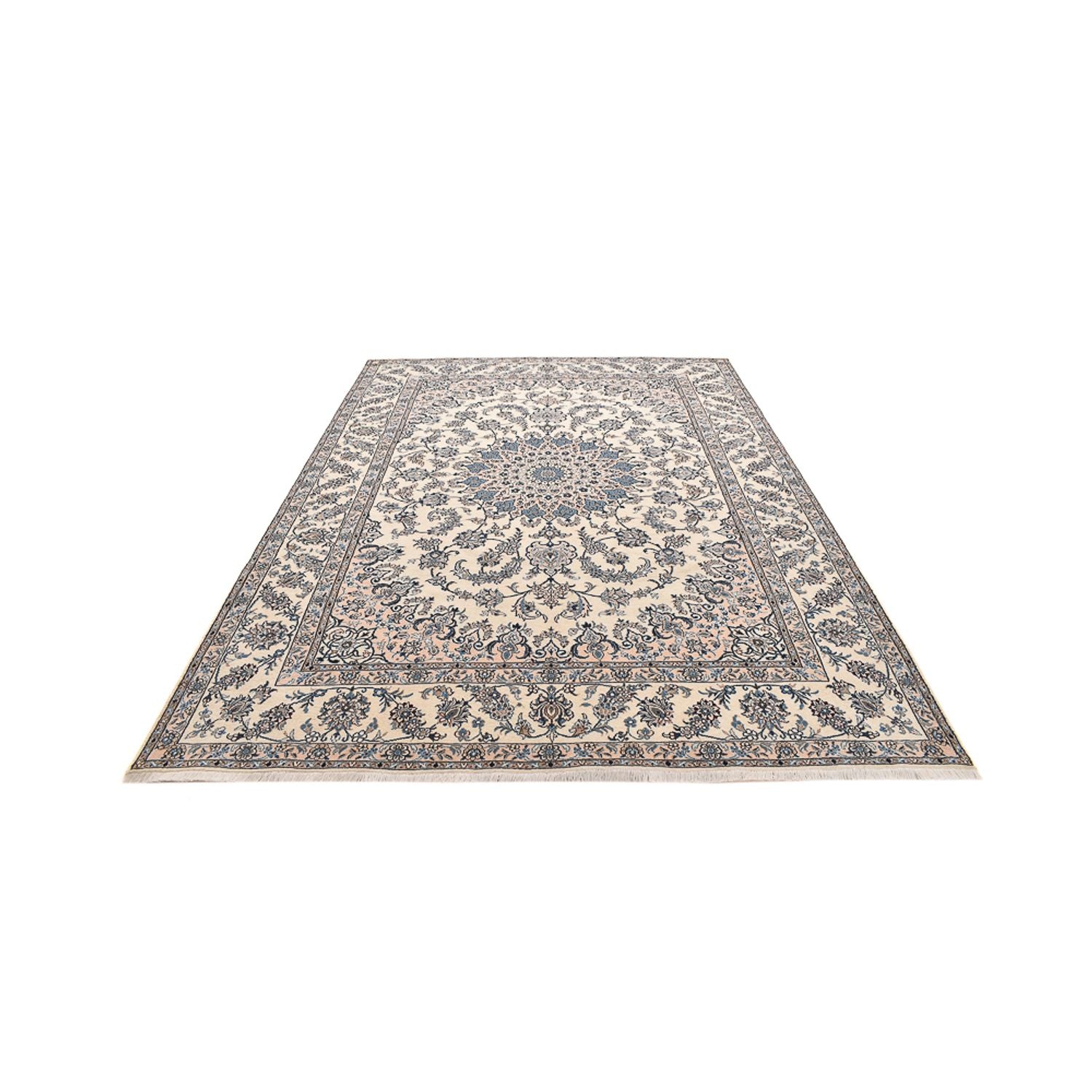 Perserteppich - Nain - 342 x 243 cm - hellbeige