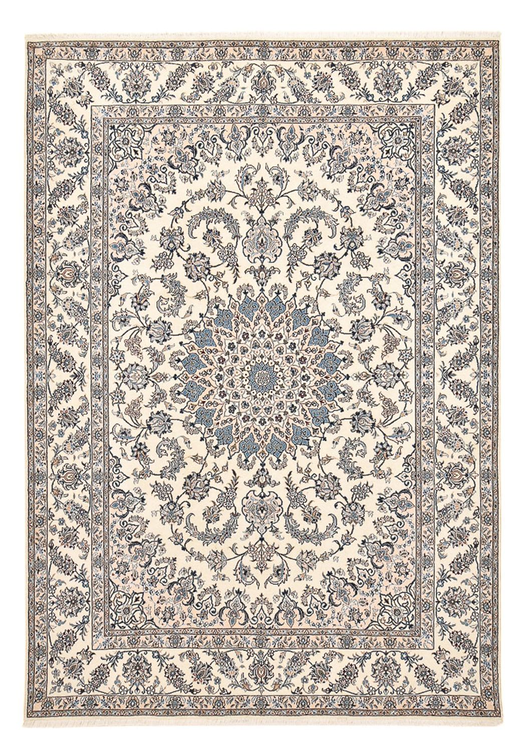 Perserteppich - Nain - 347 x 243 cm - hellbeige