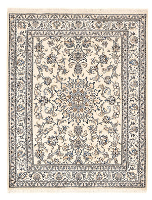 Perserteppich - Nain - 198 x 147 cm - hellbeige