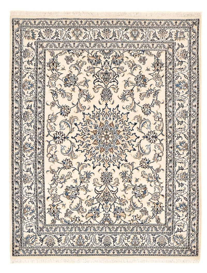 Perserteppich - Nain - 198 x 147 cm - hellbeige