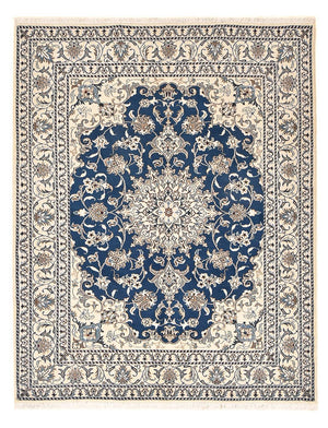 Perserteppich - Nain - 202 x 155 cm - dunkelblau