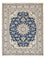 Perserteppich - Nain - 202 x 155 cm - dunkelblau