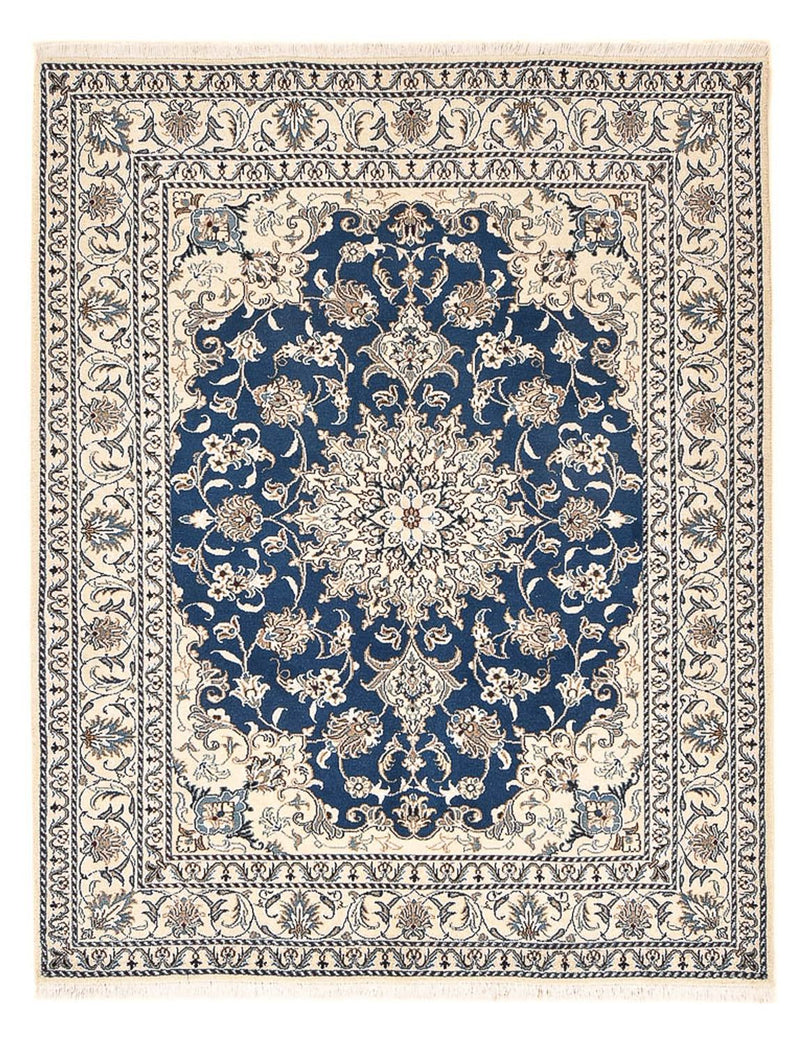 Perserteppich - Nain - 202 x 155 cm - dunkelblau
