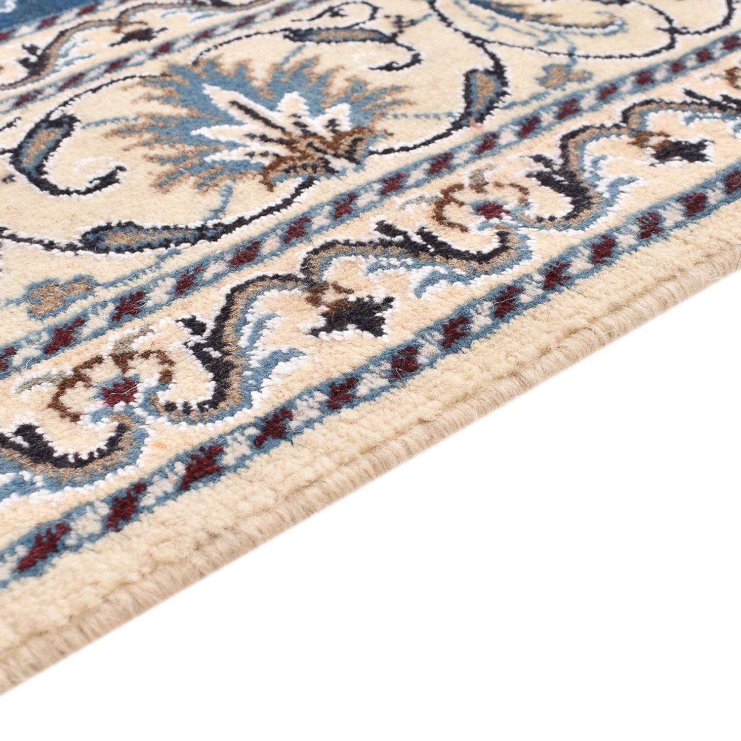 Perserteppich - Nain - 202 x 155 cm - dunkelblau